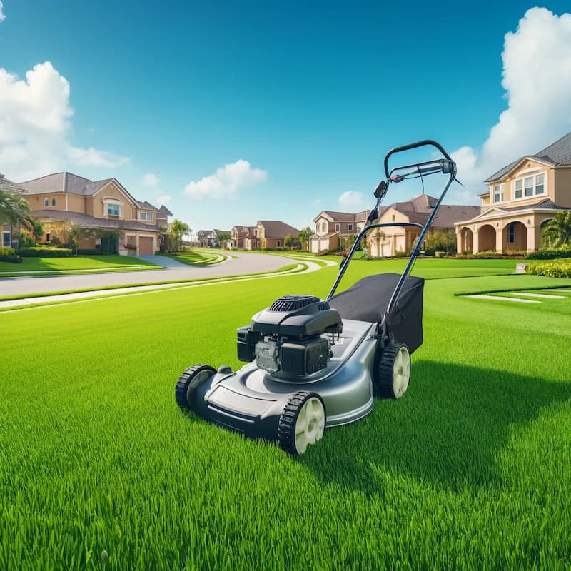 lawn mowing westchase